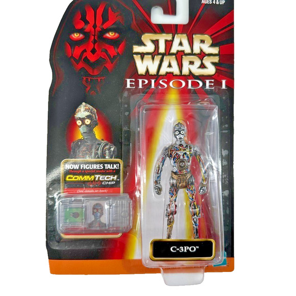C-3PO w CommTech STAR WARS Episode 1 NEW D1 RARE - Picture 1 of 2